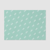 アップロードした画像またはロゴを並べて表示 | 光ティール（緑がかった色） 薄葉紙 (正面)