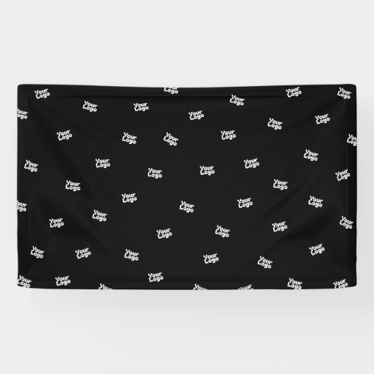 アップロードした画像、デザイン、またはロゴをランダム配置 横断幕 (横)