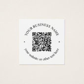 アップロードしたQRコードと編集可能な循環文字 (正面)