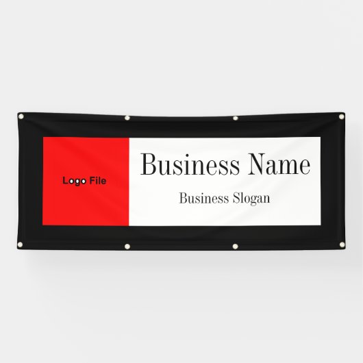 アップロードのロゴ(赤い)、変更のボーダー色は、文字を加えます 横断幕 (横)
