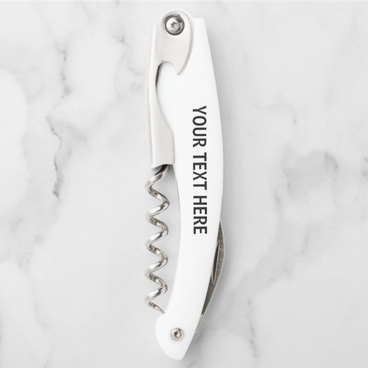 アップロード写真の写真と追加文字- カスタマイズ ソムリエナイフ (正面)