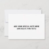 アップロード写真の写真と追加文字-シンプル セーブザデート (裏面)