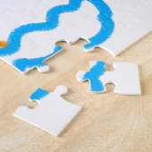 アップロード子供スケッチ子アートワークを次に変換 ジグソーパズル (側面)