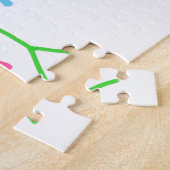 アップロード子供スケッチ子アートワークを次に変換 ジグソーパズル (側面)