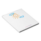 アップロード子供スケッチ子アートワークを次に変換 ノートパッド (アングル)