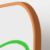 アップロード子供スケッチ子アートワークを次に変換 ピックルボールラケット (左詳細)