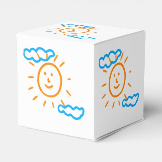 アップロード子供スケッチ子アートワークを次に変換 フェイバーボックス (裏面サイド)