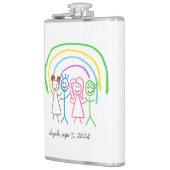 アップロード子供スケッチ子アートワークを次に変換 フラスク (左)