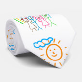 アップロード2スケッチキッズアートワークを有効にする ネクタイ (ロール)