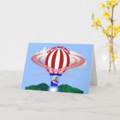 アップ遠くにハッピーバースデーカード カード (黄色い花)