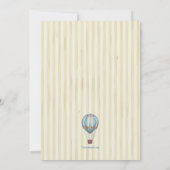 アップ、アップ、および遠くに招待状 招待状 (裏面)