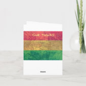 アップ！ハッピーアースストロングバースデーカード サンキューカード (裏面)