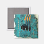 アッラマグネット – タスニームサシーオリジナルアートプリント マグネット (正面/裏面)