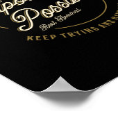 アッラーは不可能なムスリムをカジュアル作る ポスター (角)