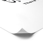 アッラー以外に神はいない |書道ポスター ポスター (角)