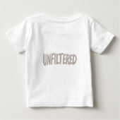 アッラー書道アート・イスラムの壁装飾 ベビーTシャツ (裏面)