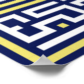 アッラー・アクバル(Kufic S) ポスター (角)