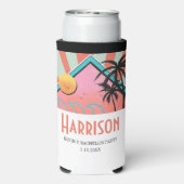 アツいトロピカルビーチ独身最後の夜 スリム缶クーラー (Seltzer裏面)