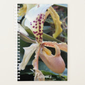 アツモリソウの花 プランナー手帳 (正面)