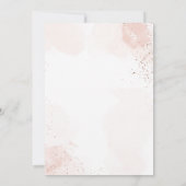 アティニビットより古いシックなエスプレッソマルティーニ誕生日 招待状 (裏面)