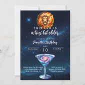 アティニビットオールドレオ〔占星術の〕十二宮図マルチニ誕生日 招待状 (正面)