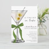 アティニビットグリーンボウダーティマルティーニブライダルシャワー 招待状 (スタンド正面)