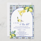 アティニビットレモンマイタリアンルティーニブライダルシャワー 招待状 (正面)