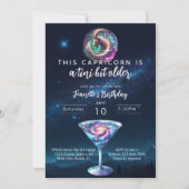 アティニビット古い山羊座〔占星術の〕十二宮図マルティニ誕生日 招待状 (正面)