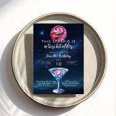 アティニビット古い蠍座〔占星術の〕十二宮図マルティニ誕生日 招待状