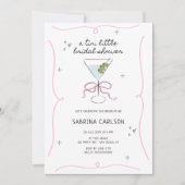 アティニリトルブライダルシャワー 招待状 (正面)