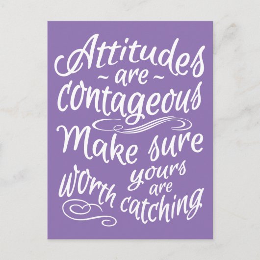 アティメカスタムント用カラーやる気を起こさせるハガキ ポストカード (正面)