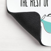 アティメントガラスハーフやる気を起こさせるフルライフ引用文 マウスパッド (コーナー)