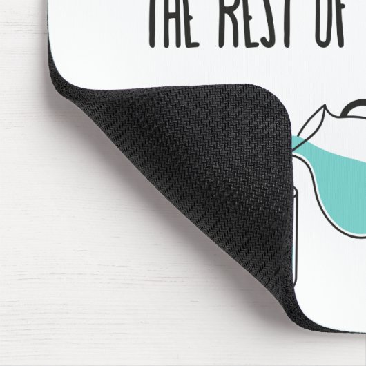 アティメントガラスハーフやる気を起こさせるフルライフ引用文 マウスパッド (コーナー)