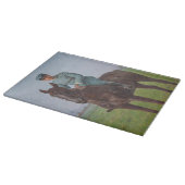 アティリオ・トリボレッティポートレート（騎兵） カッティングボード (角)