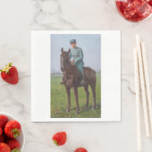 アティリオ・トリボレッティポートレート(騎兵) スタンダードランチョンナプキン (インサイチュ)