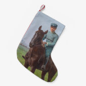 アティリオ・トリボレッティポートレート（騎兵） スモールクリスマスストッキング (正面 (吊り時))