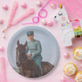 アティリオ・トリボレッティポートレート（騎兵） ペーパープレート (パーティー)