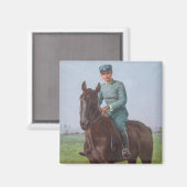 アティリオ・トリボレッティポートレート(騎兵) マグネット (正面/裏面)