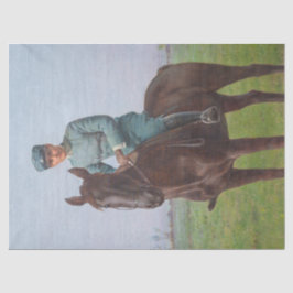 アティリオ・トリボレッティポートレート（騎兵） 薄葉紙