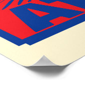 アテカラフルナプリント ポスター (角)