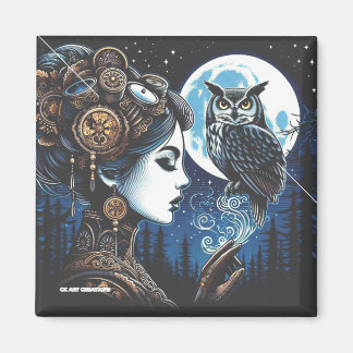 アテナとフクロウ磁石 マグネット