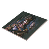 アテナの恐ろしいロイヤリティカラフルポートレート タイル (側面)