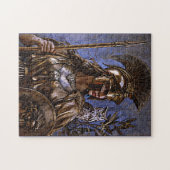 アテナの永遠の御力カラフルポートレート ジグソーパズル (横)