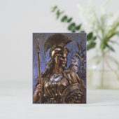 アテナの永遠の御力カラフルポートレート ポストカード (スタンド正面)