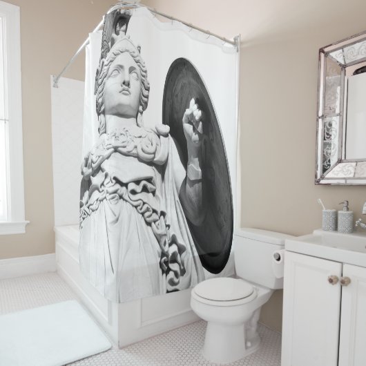 アテナの賢#2神#wall #art シャワーカーテン (インサイチュ)