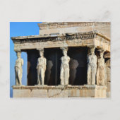 アテナイのエレキセオンのキャリヤティドのポーチ ポストカード (正面)