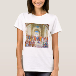 アテナイの学堂 ラファエロ Tシャツ