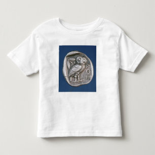 アテナイのtetradrachma トドラーTシャツ