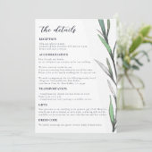 アテナイ結婚ズ詳細 |ギリシャのスカイライン招待状 招待状 (スタンド正面)