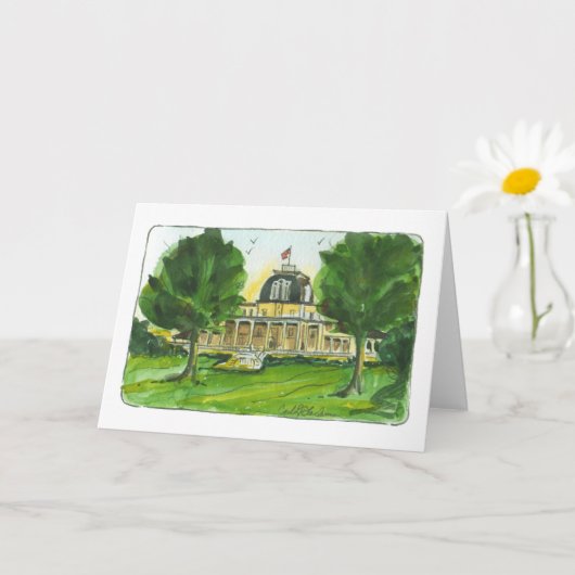 アテナウムホテルチャウトークフォールディングカード カード (小さな植物)